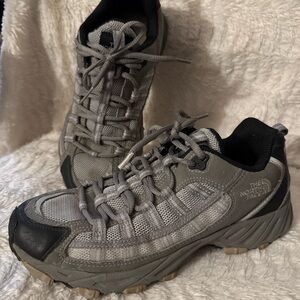 The North Face Men's Black and Gray Athletic Shoes